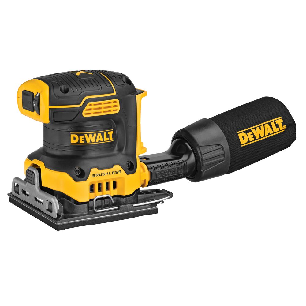 profile of Brushless Cordless Variable Sheet Sander.