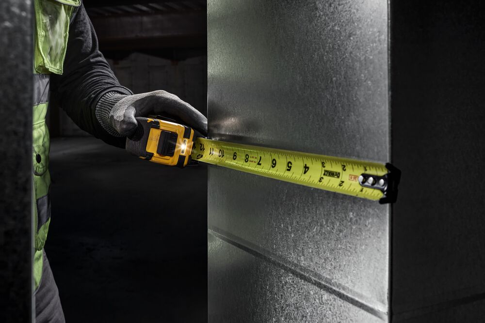 END USER USING TAPE WITH LIGHT ON IN LOW-LIGHT WORK  AREA