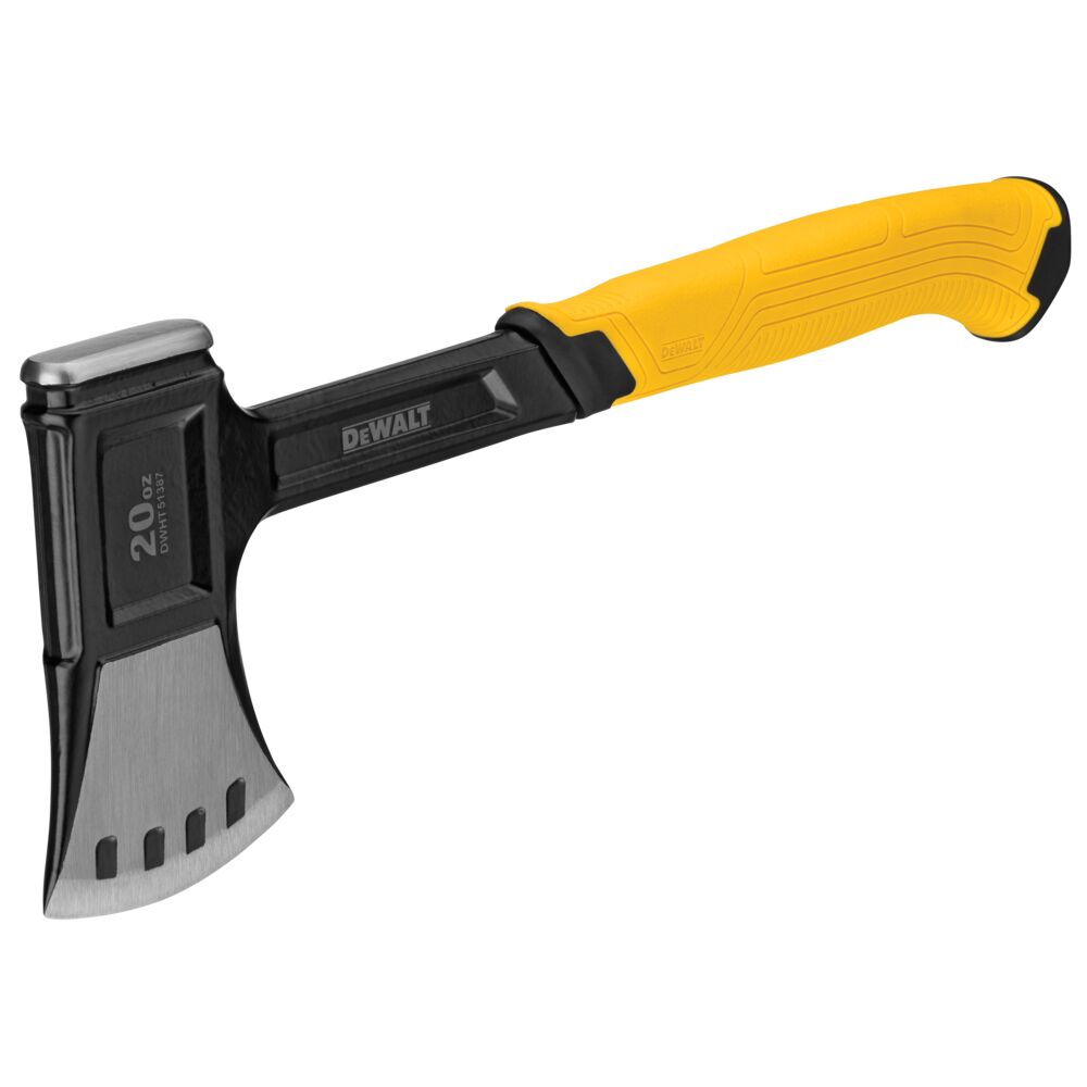Profile of 20 ounce 1 piece Steel Camper's Axe.