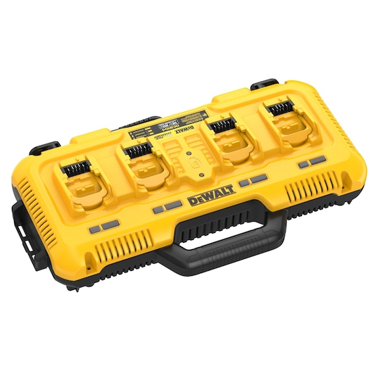 DEWALT 20V MAX* 8 Amp Fast Charger top view 