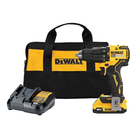 20V MAX Brushless 1/2 in. Hammer Drill Kit with 2.0 Ah Battery 