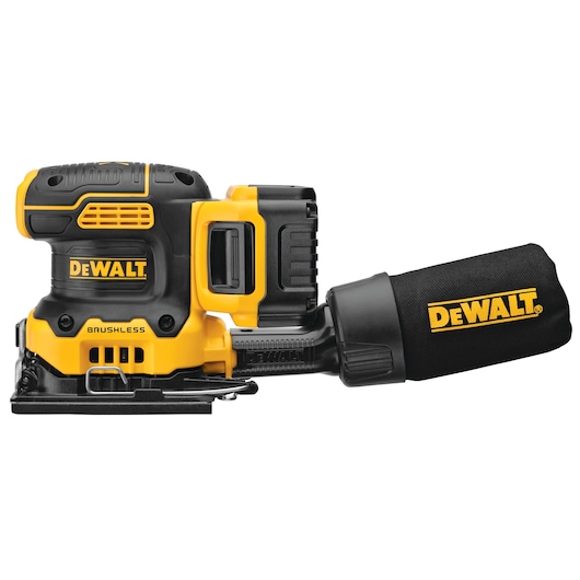 profile of Brushless Cordless Variable Sheet Sander.