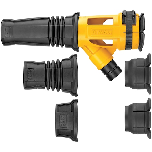 Large hammer dust extraction chiseling.