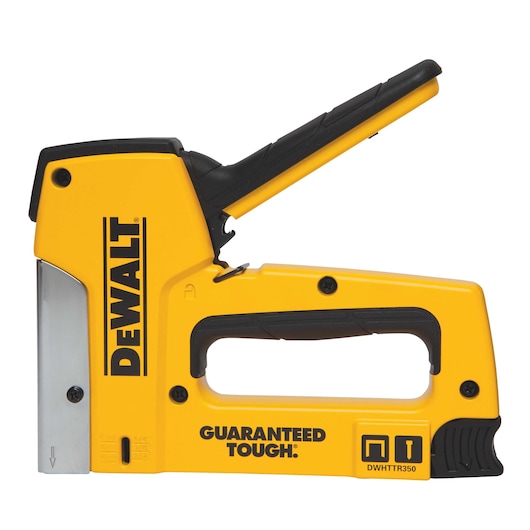 Left profile of  Heavy Duty Staple and Brad Tacker.