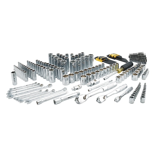 Mechanical Tools Displayed in an array