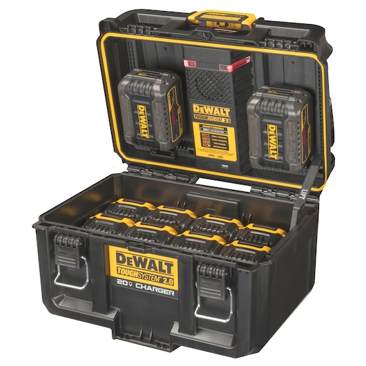 Dual Charger 20v Image open Lid