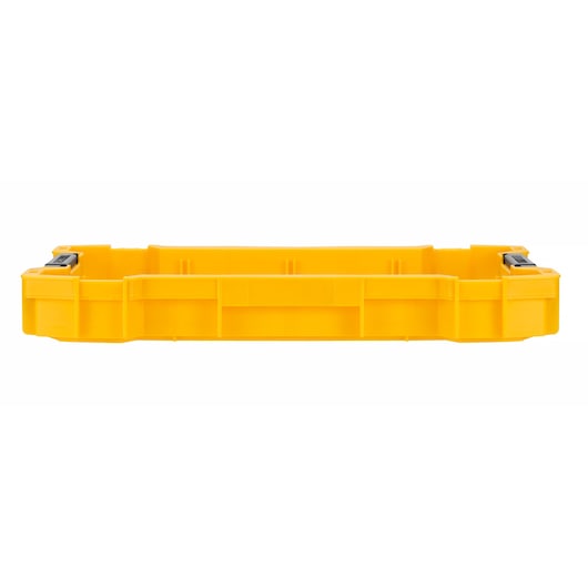 Profile of a tough system shallow tool tray.