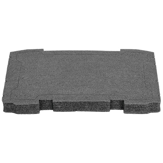 Profile of a tough system 2.0 shallow foam insert.