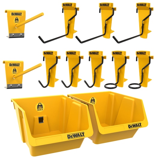 Workshop Storage Kit on white