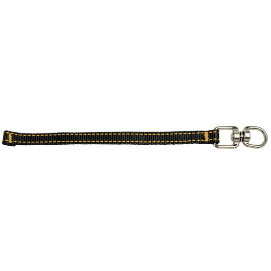 Front view of the DEWALT Tool Attachment with Swiveling D-Ring,  8.5 inches, 3 pack