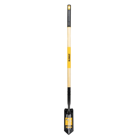 46 inch Wood Handle Trenching Shovel on white background