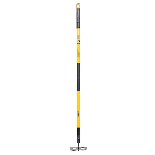 53 inch Fiberglass Handle Mortar Hoe on white background