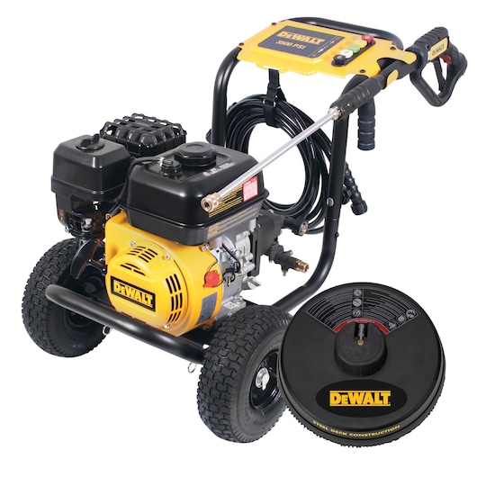  left view of FNA pressure washer with 15 inch scrubber (DXPW61249)