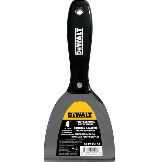 Profile of the Carbon Steel Putty Knife with Nylon Handle.